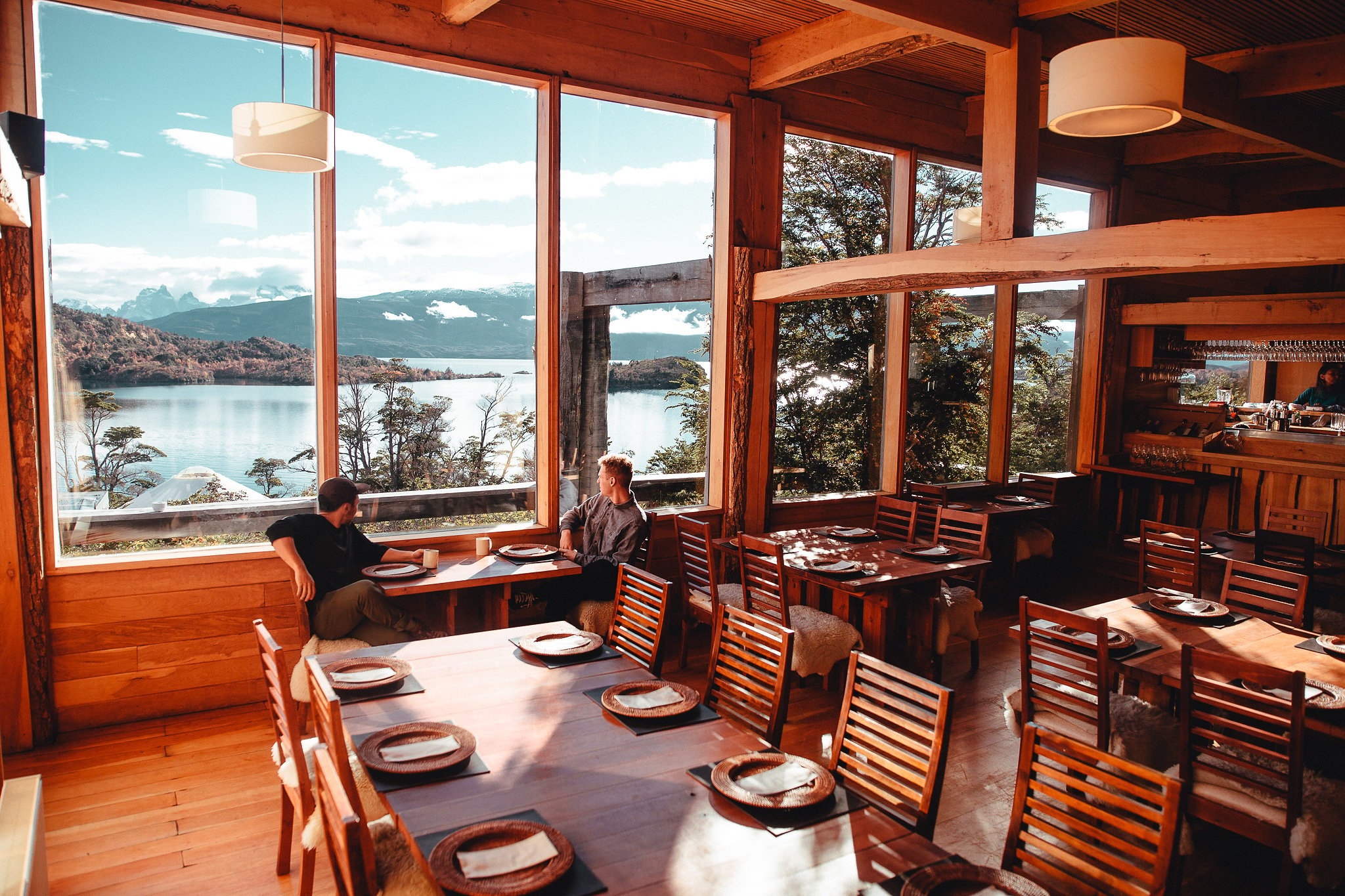 Restaurante de Patagonia Camp, hotel en Torres del Paine