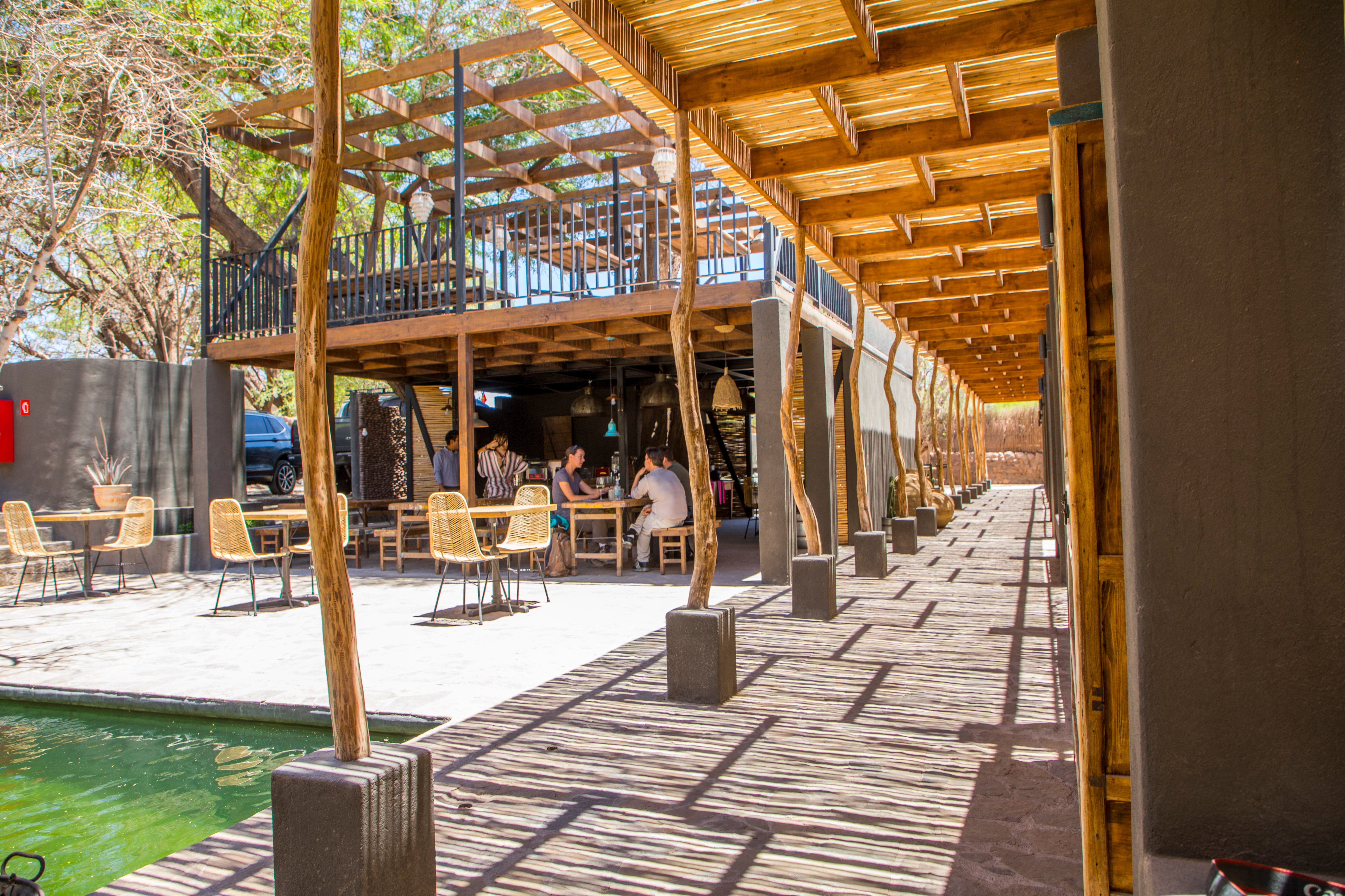 Restaurante del Hotel Desértica en San Pedro de Atacama