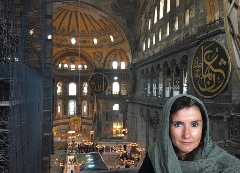 Santa Sofía en Estambul en un viaje a Turquía