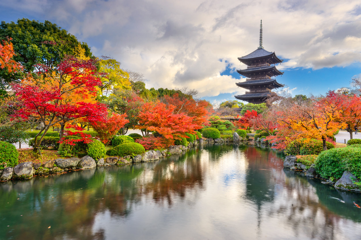 Santuario de To–ji  en Kioto, Japón