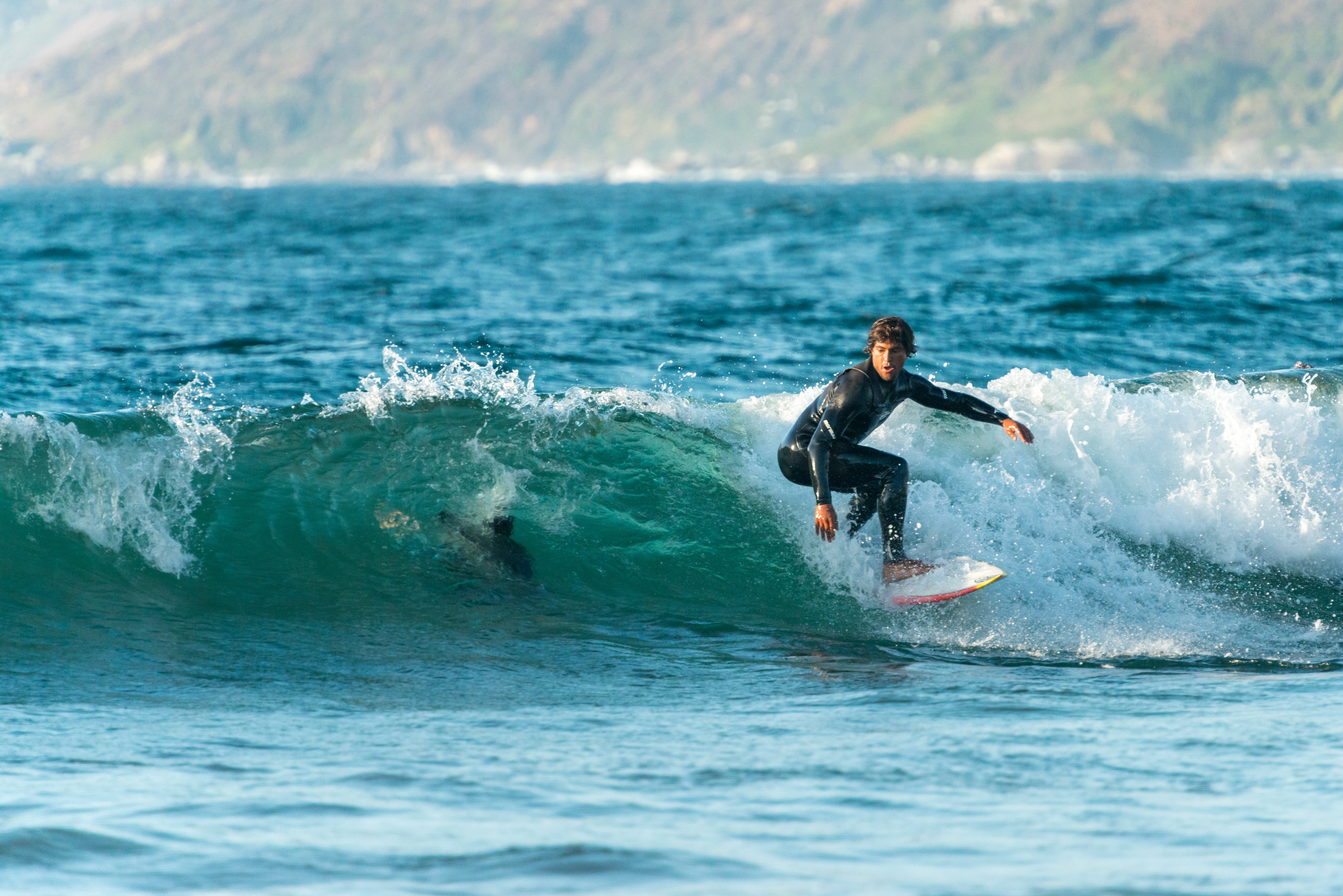 Surfista en Maitencillo