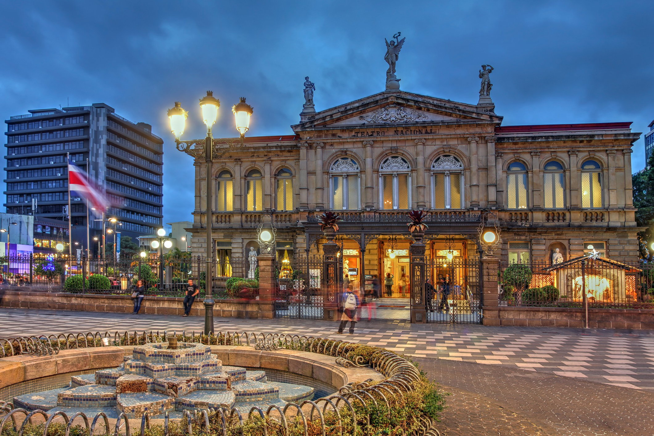 Teatro Nacional de San José en un viaje a Costa Rica