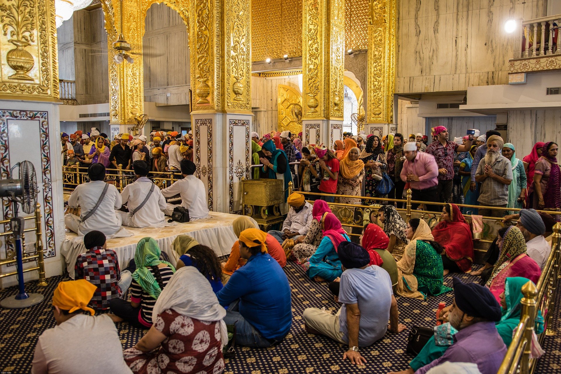 Templo sij en Delhi, viaje a la India