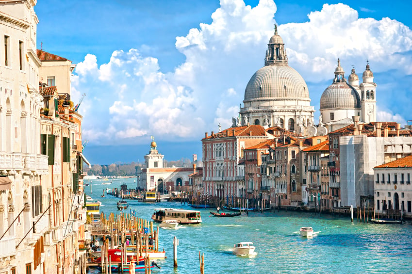 Venecia, punto de donde salen cruceros por el Mediterráneo