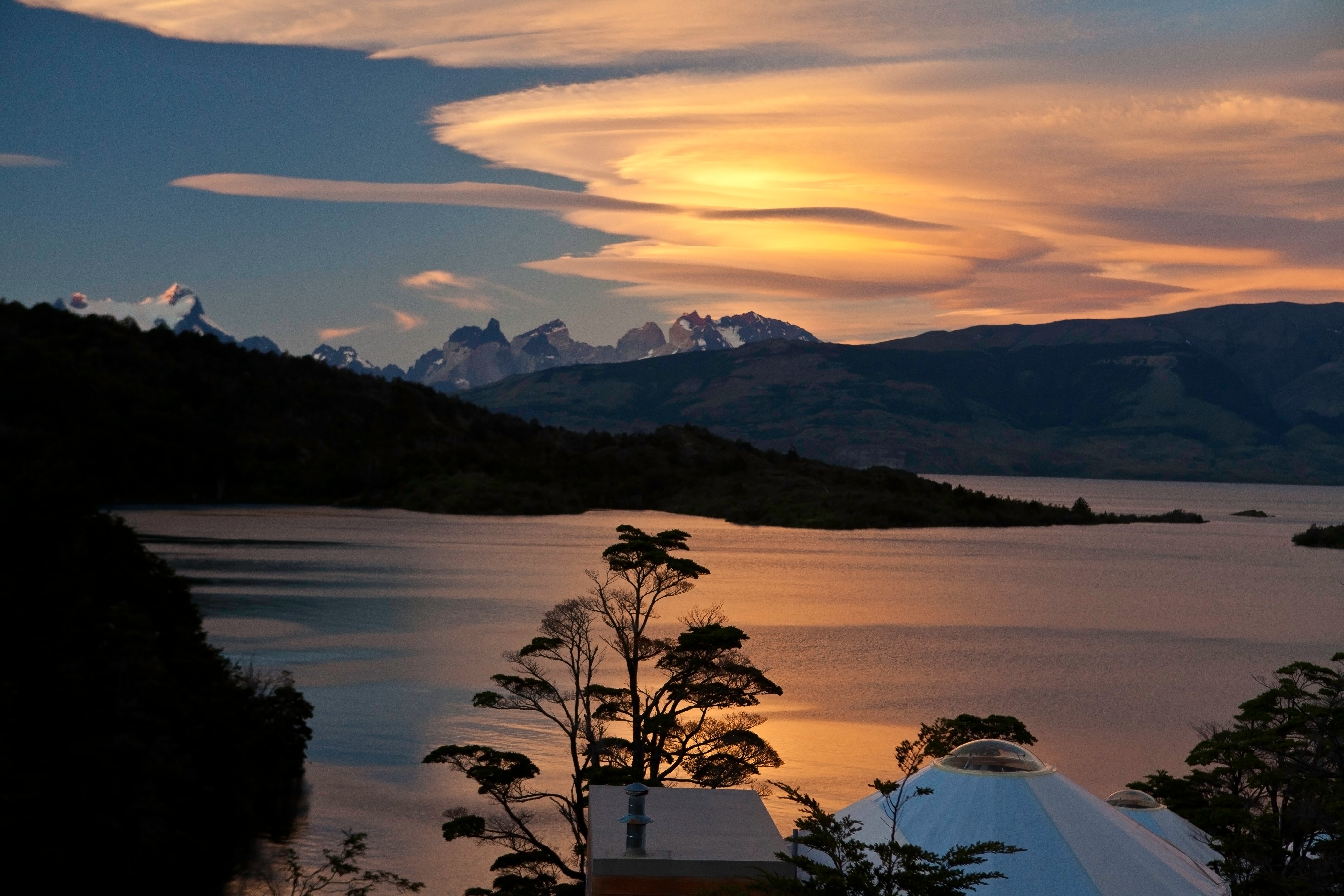 Vista desde Patagonia Camp, hotel en Torres del Paine