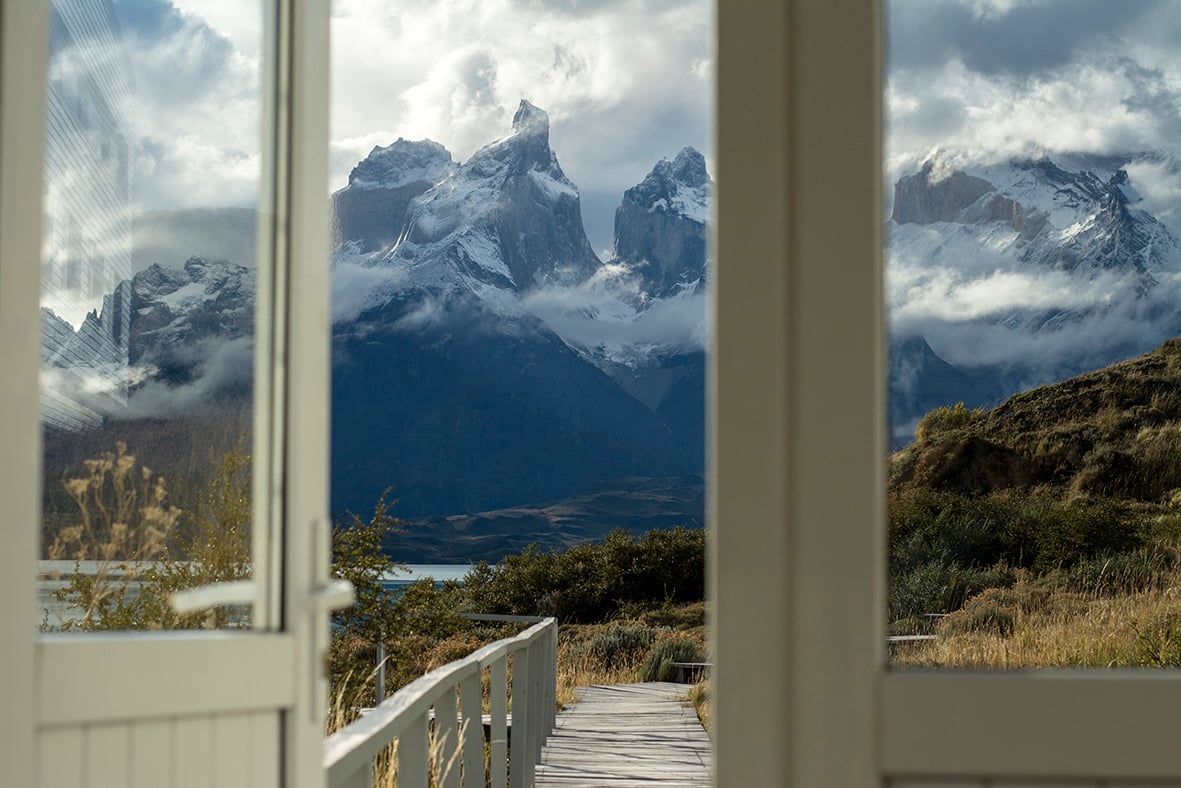 Vista desde el hotel Explora Torres del Paine
