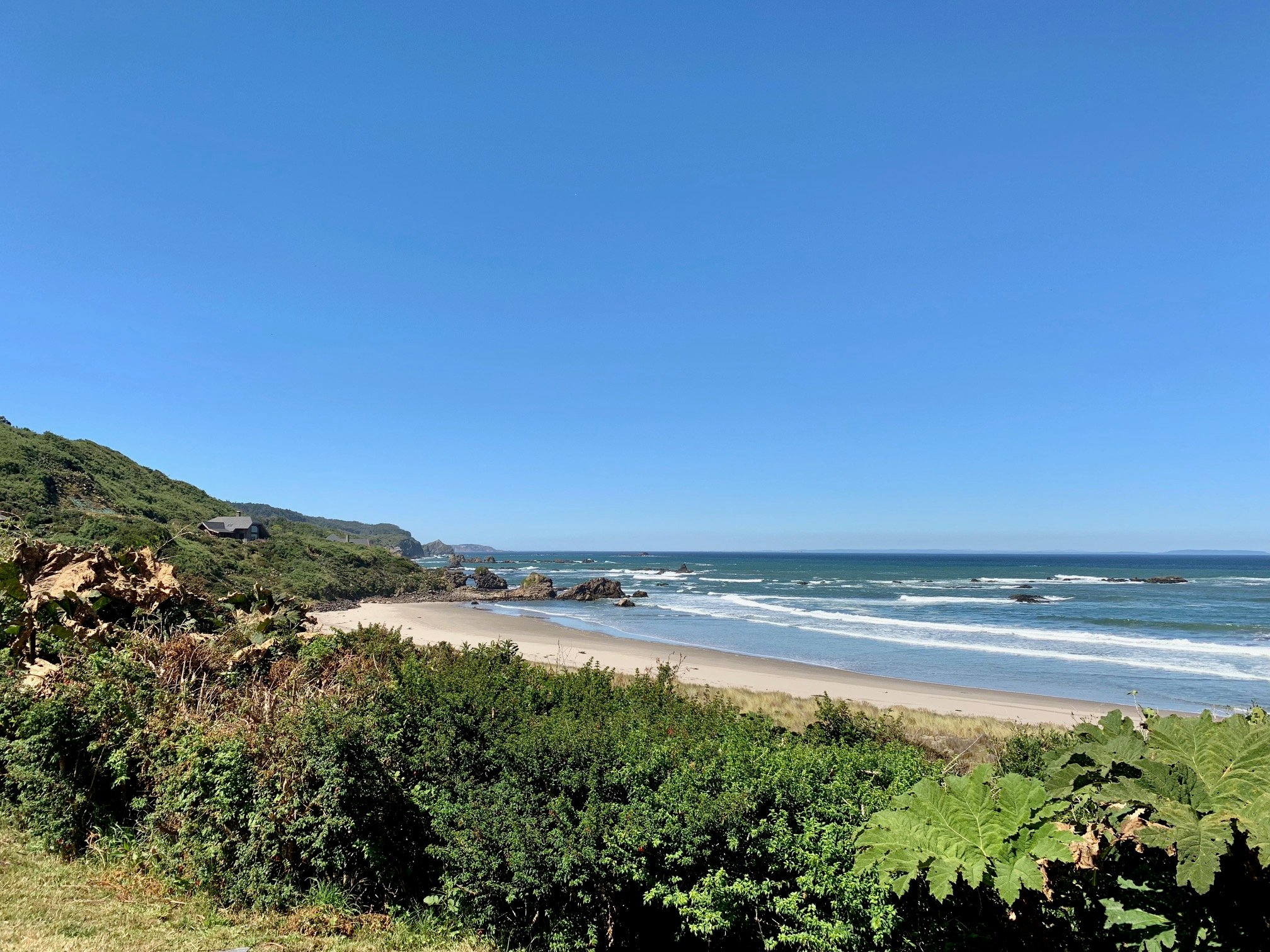 Vista desde una villa del Hotel Mari Mari al mar