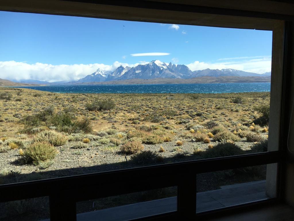 Vista panorámica en Hotel Tierra Patagonia en Torres del Paine