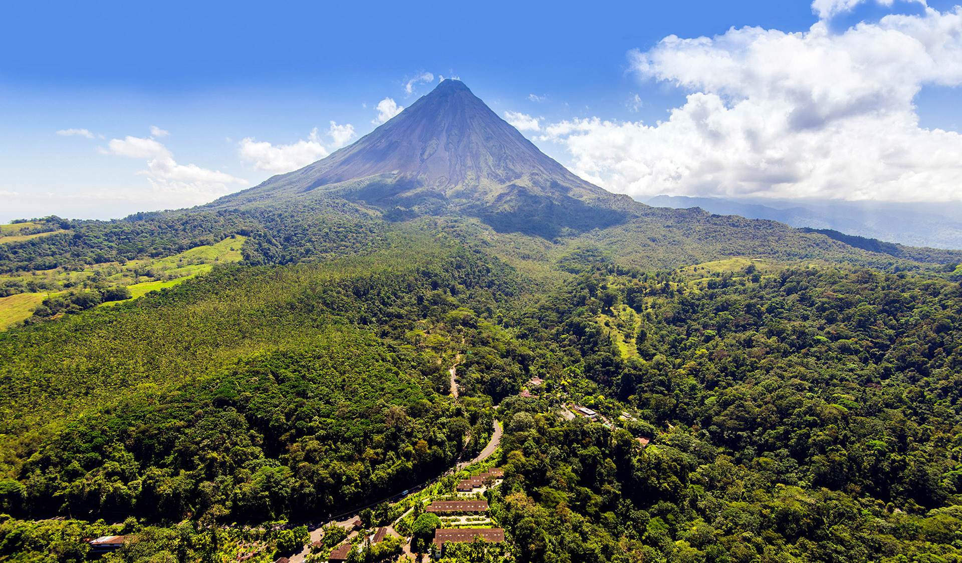 Volcán Arenal en un viaje a Costa Rica