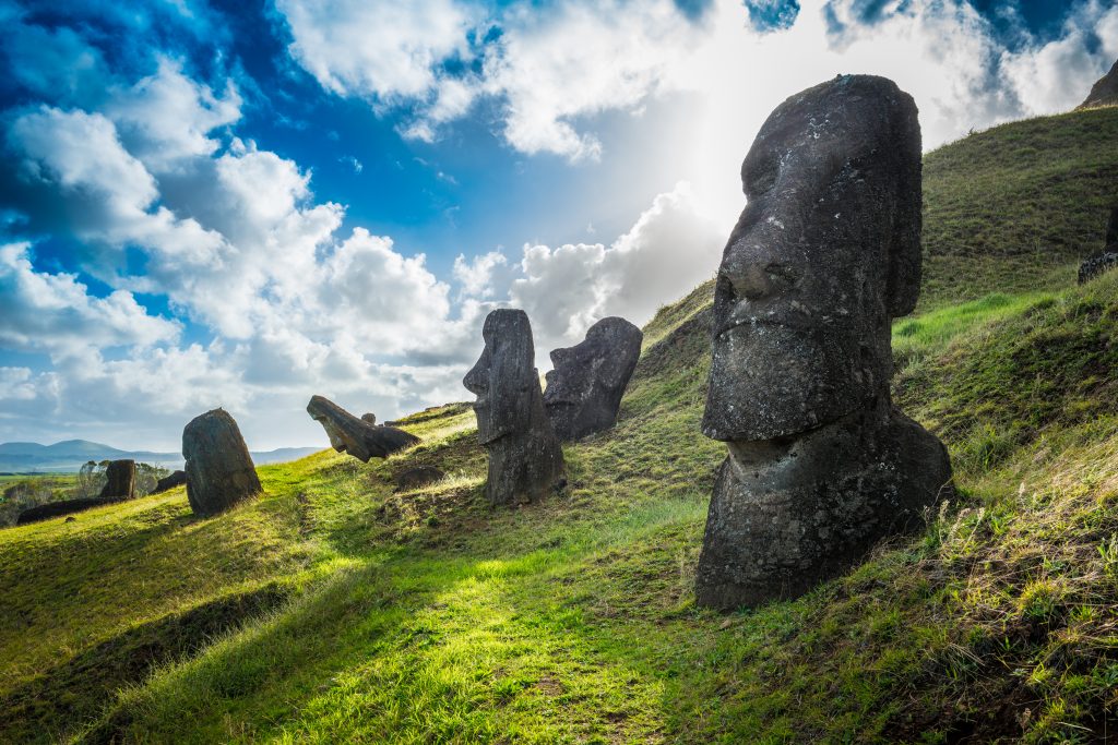 Rano Raraku en Isla de Pascua